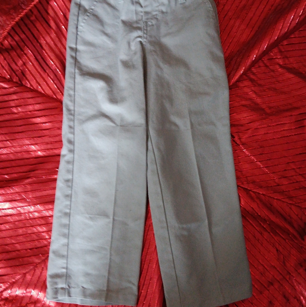 Boys khaki 4 pocket pants